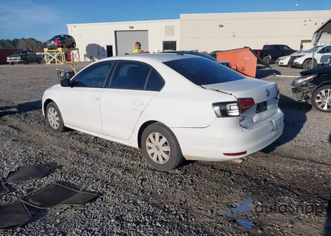 2016 Volkswagen Jetta 1.4T S z USA, uszkodzony, nr VIN 3VW267AJ1GM319418